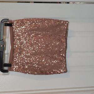 H&M sequin mini skirt